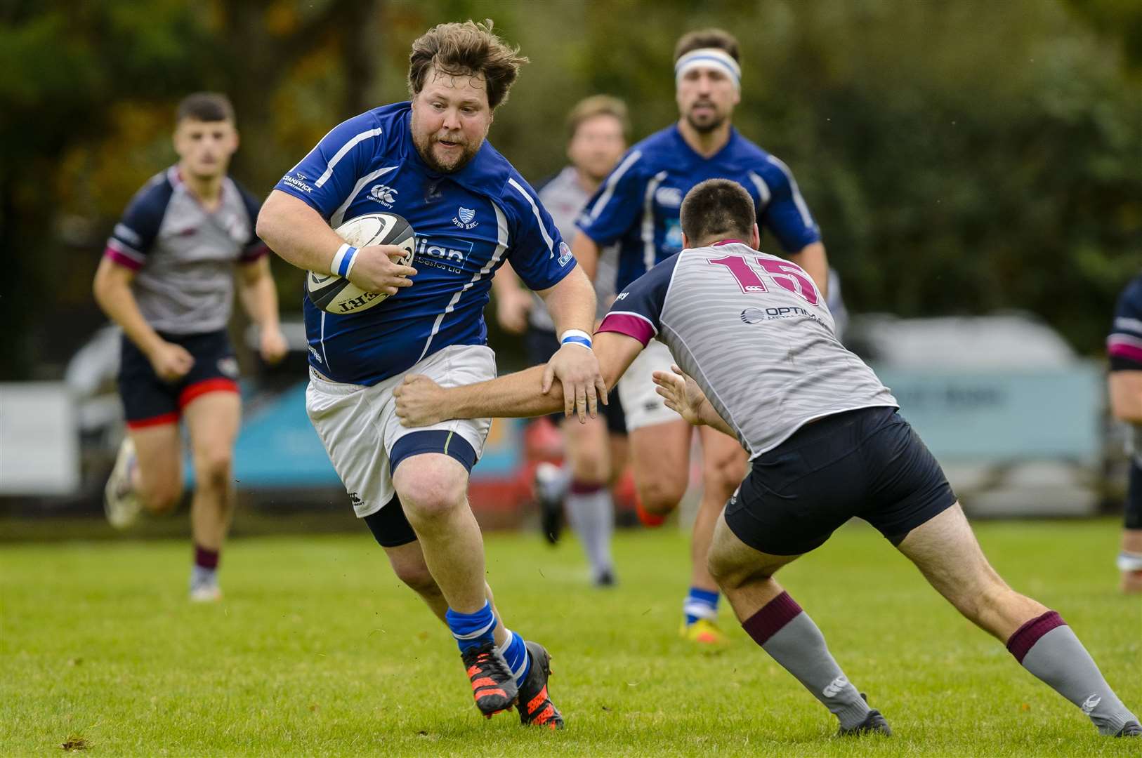 Chris Beaird was among the try scorers. Picture: Mark Bullimore
