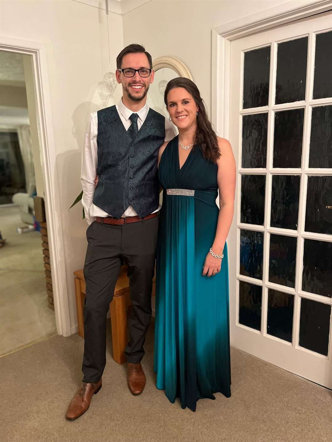 Natalie after losing four stones in six months. Picture submitted