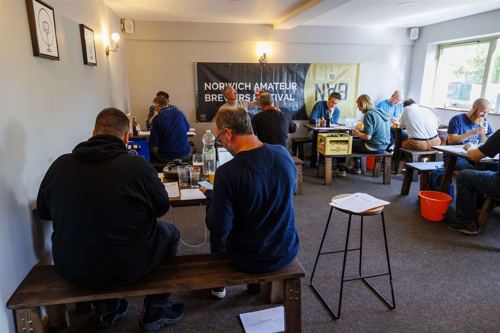 The competition's 12 judges had 100 entries from 85 entrants to go through on the day. Picture: Mark Bullimore