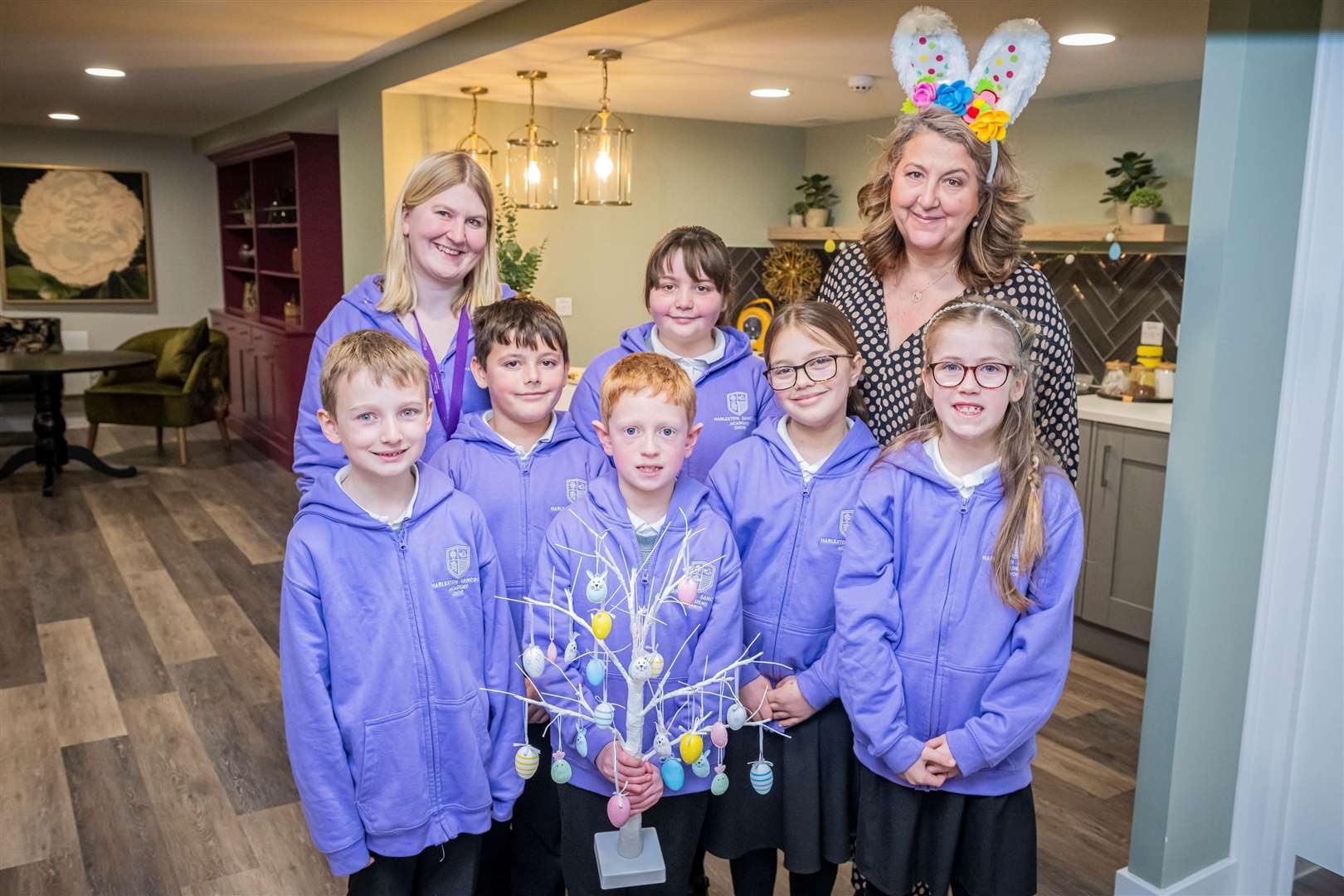 Around 40 children from Harleston Sancroft Academy sang at the event. Picture submitted