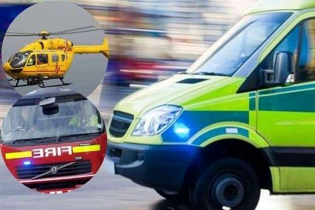 A number of emergency services were called out to a pair of incidents on Tuesday evening. Pictures: iStock