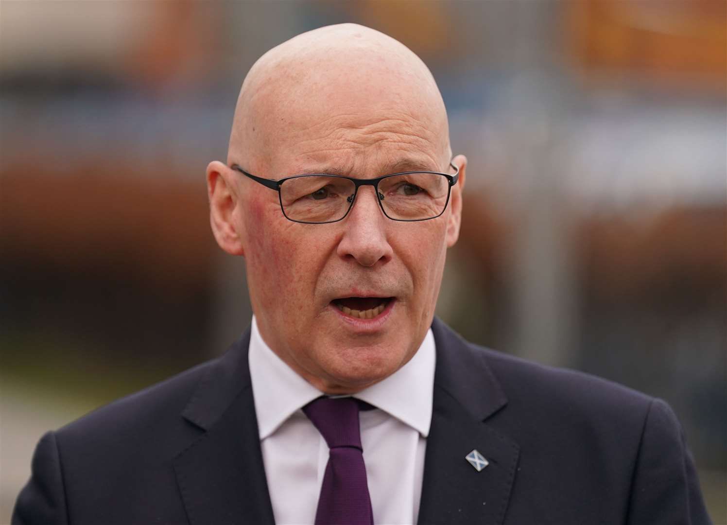John Swinney said those who voted Reform in Hamilton were ‘angry’ (PA)