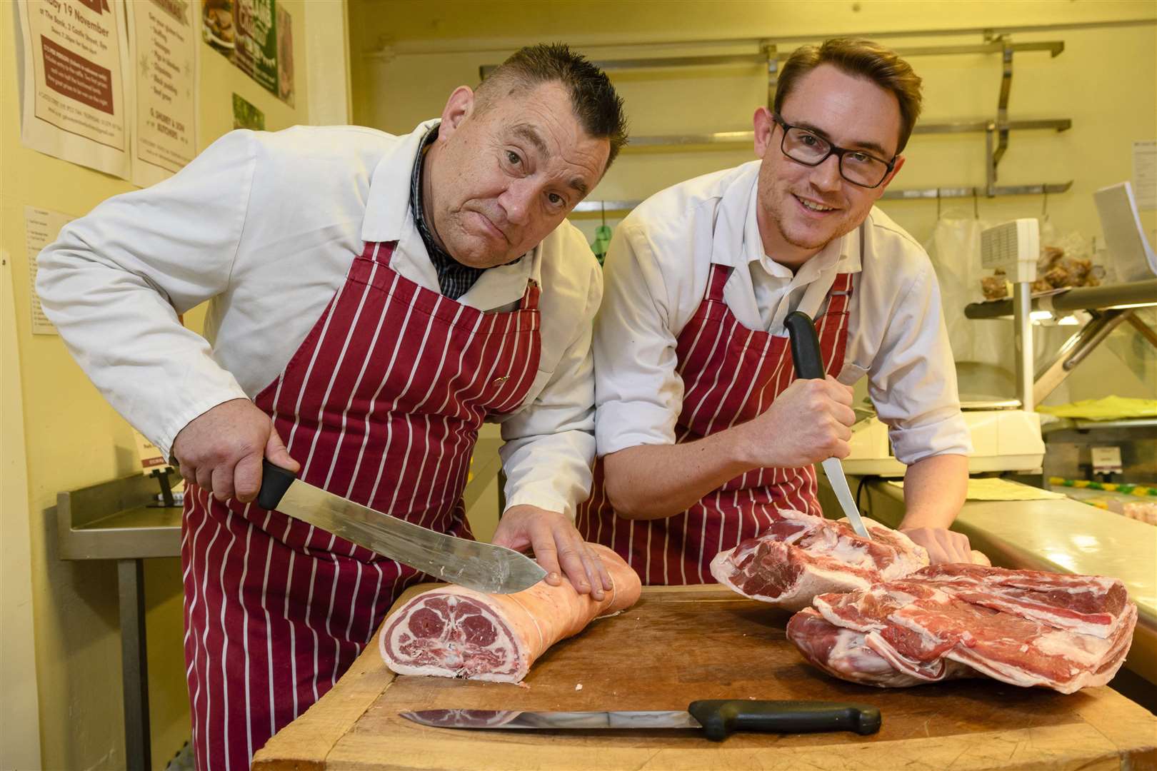 A butcher in Eye is making good use of his skills by turning his craft