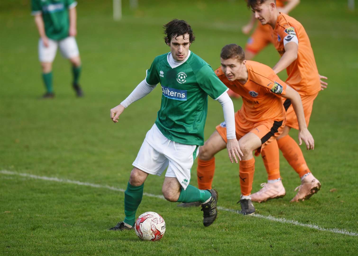 Ryan Weaver scored twice for Lakenheath Picture: Mark Westley