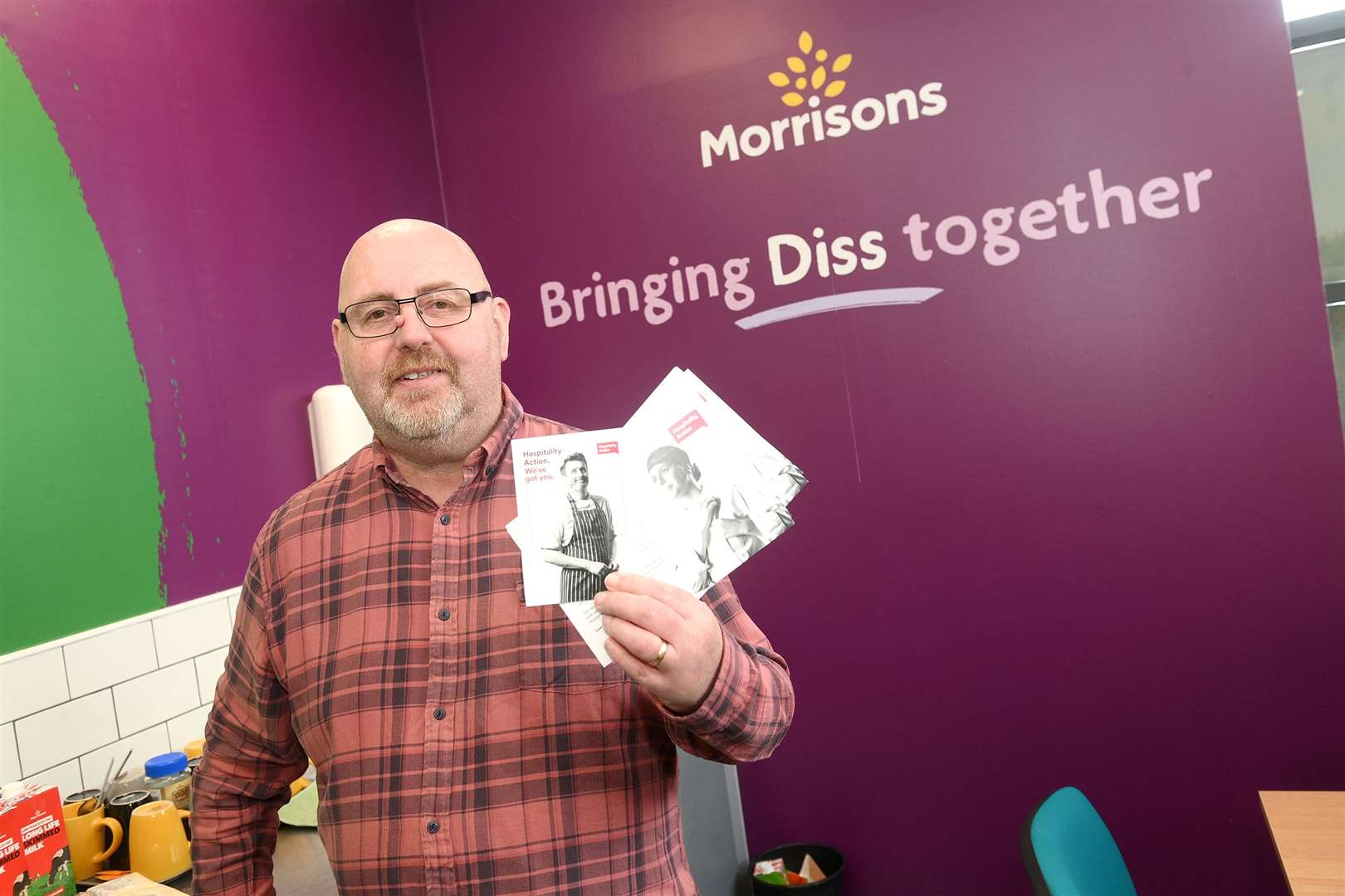 Kenny Child will host the monthly coffee club’s at Morrisons in Diss.Picture: Mecha Morton