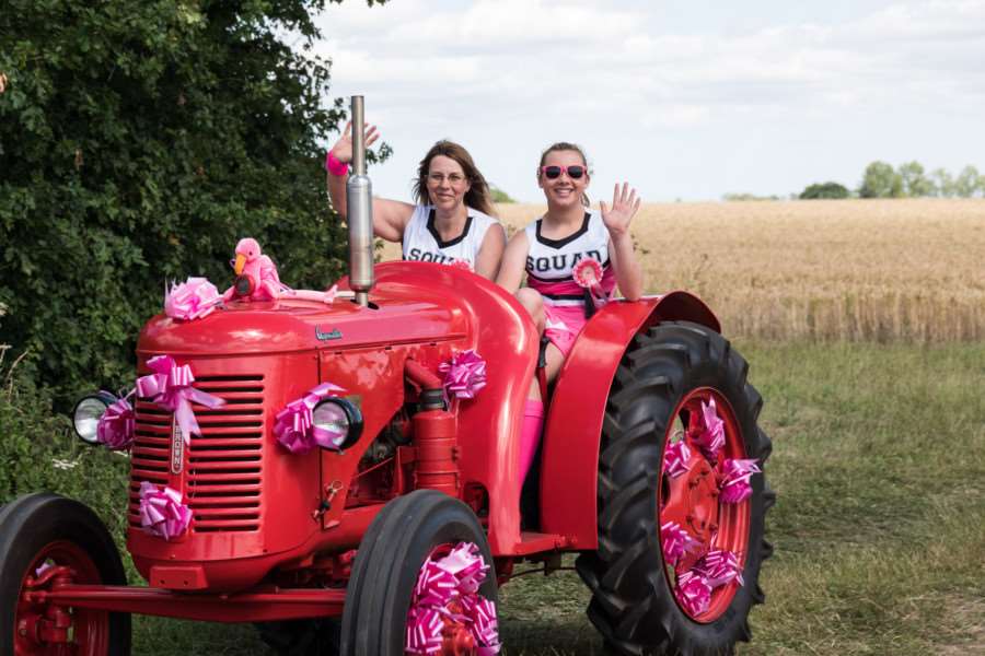 The Pink Ladies Tractor Road Run 2017. Photo: Jonathan Slack.