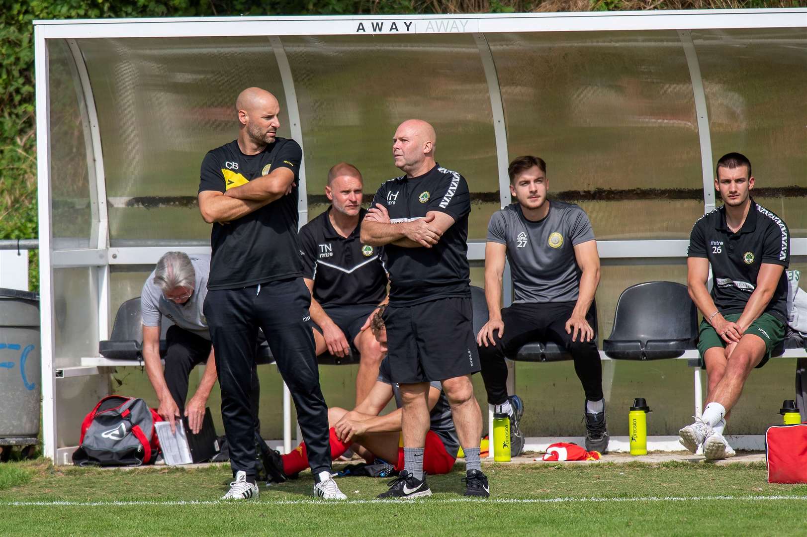Joint Walsham managers Chay Budd and Ian Hubbard. Picture: Mark Westley