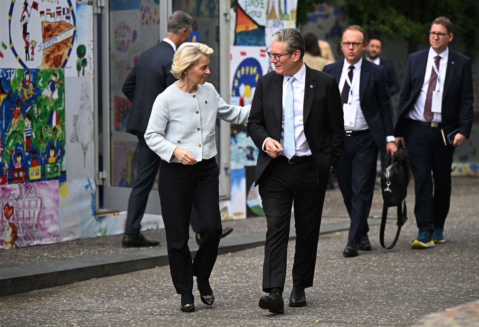 Sir Keir Starmer will meet Ursula von der Leyen for the second time in four days as he aims to secure an agreement on the UK’s relationship with the EU (Leon Neal/PA)