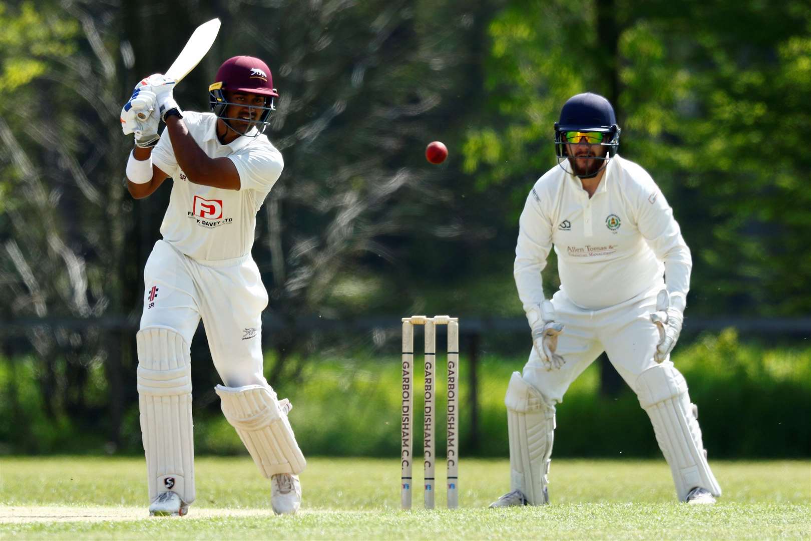 Suraj Rajesh scored 39 runs on his Garboldisham debut on Saturday Picture: Mark Bullimore