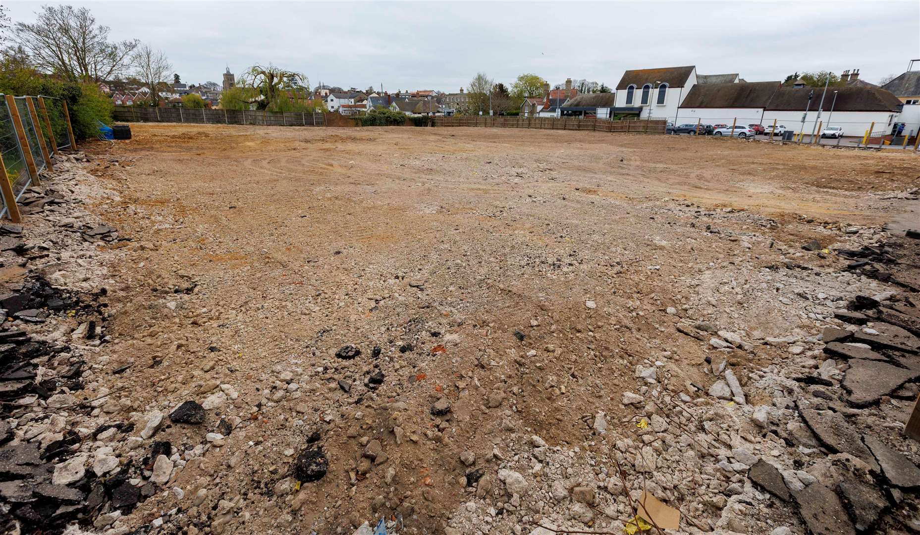 The former John Grose site has been cleared for the £6 million project. Picture: Mark Bullimore