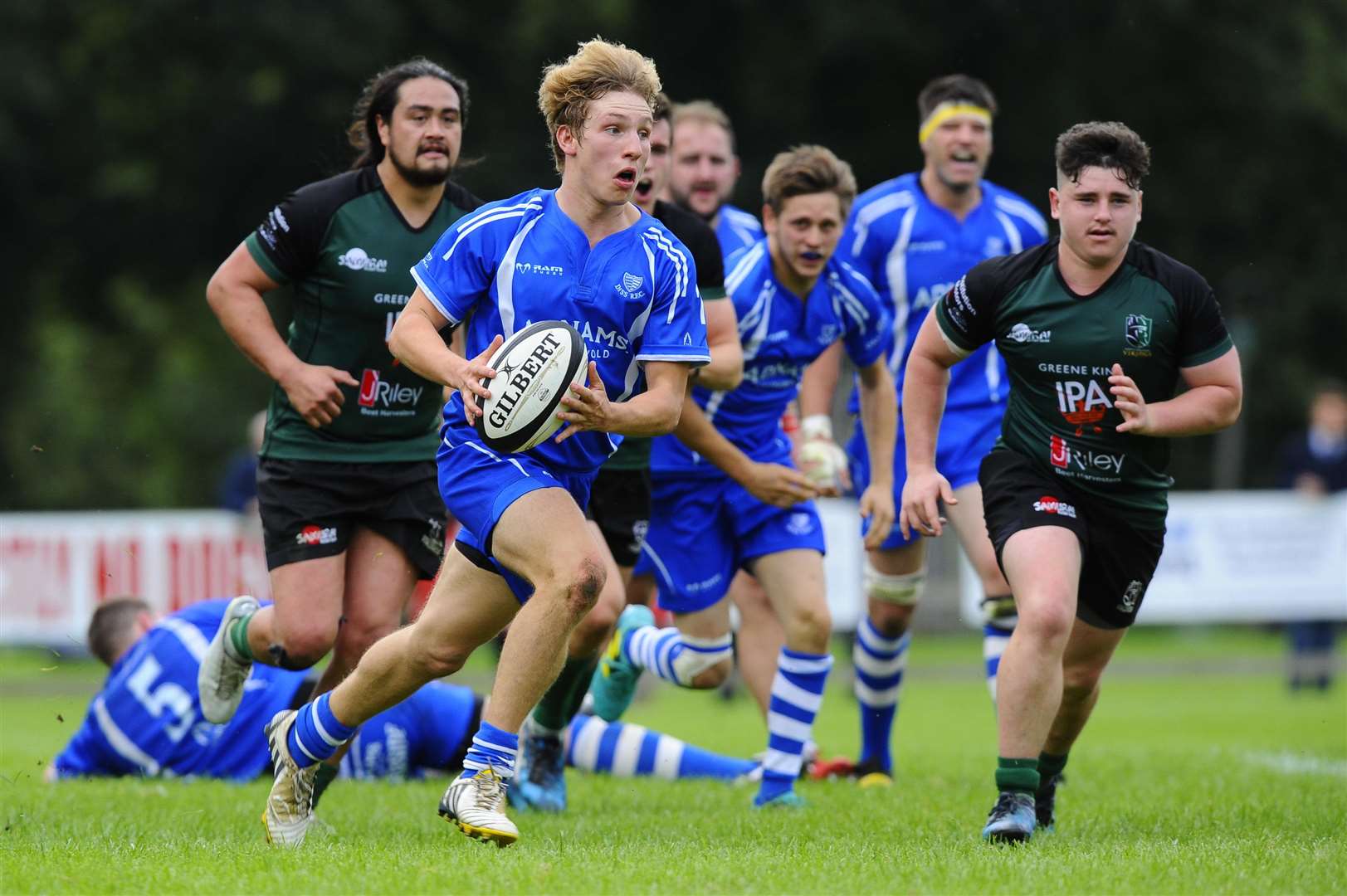 Roydon, Norfolk. 08 September 2018 ..Rugby action from Diss RFC v North Walsham..Picture by Mark Bullimore Photography. (4048339)