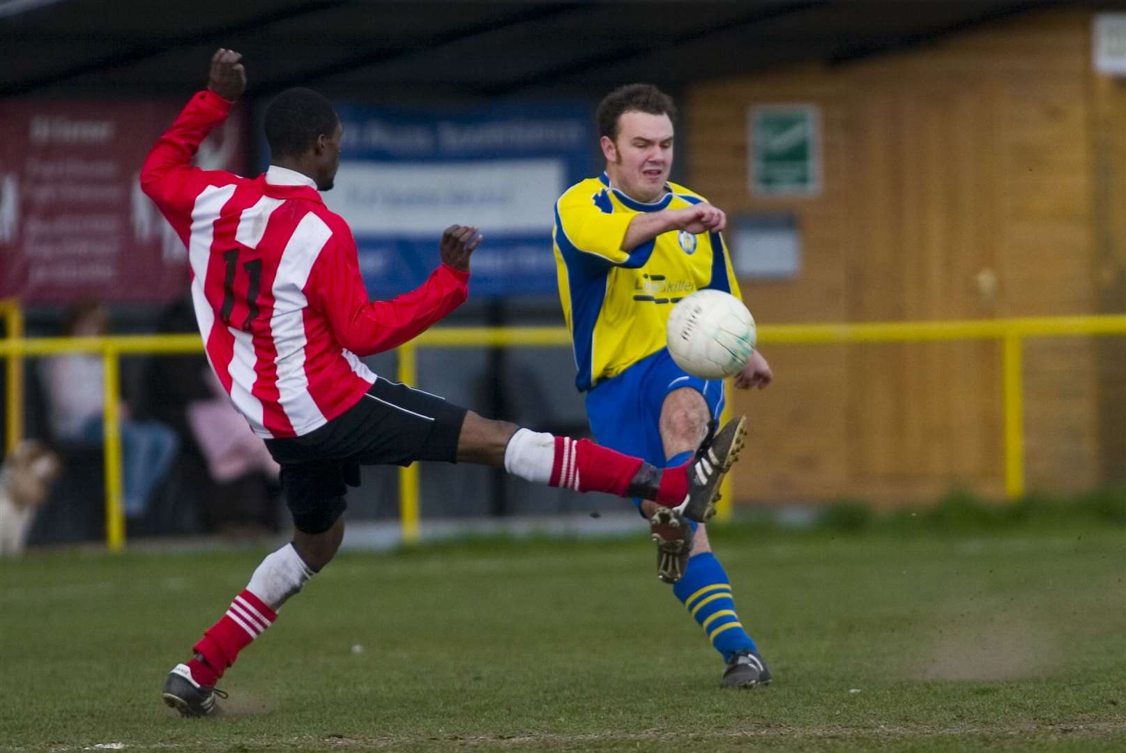 Claydon has previously played football for Newmarket Town and Soham Town Rangers