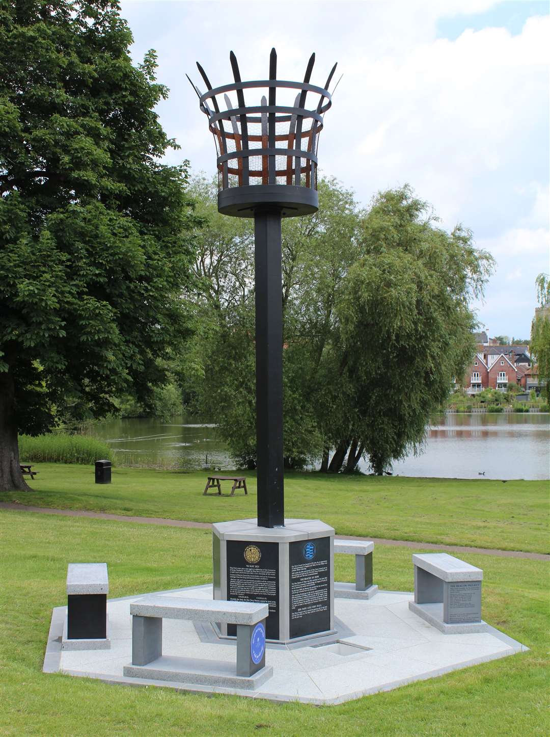 The beacon project was funded by the UK Shared Prosperity Fund and South Norfolk Council’s Pride in Place Community Grant. Pictures: Diss Town Council
