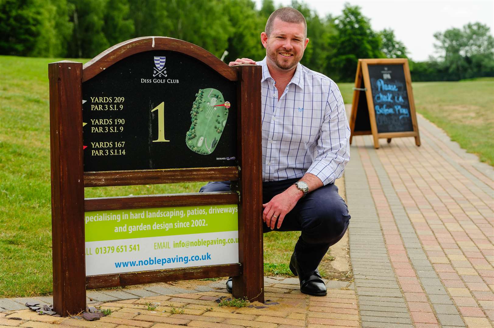 Steven Peet, general manager at Diss Golf Club. Picture: Mark Bullimore