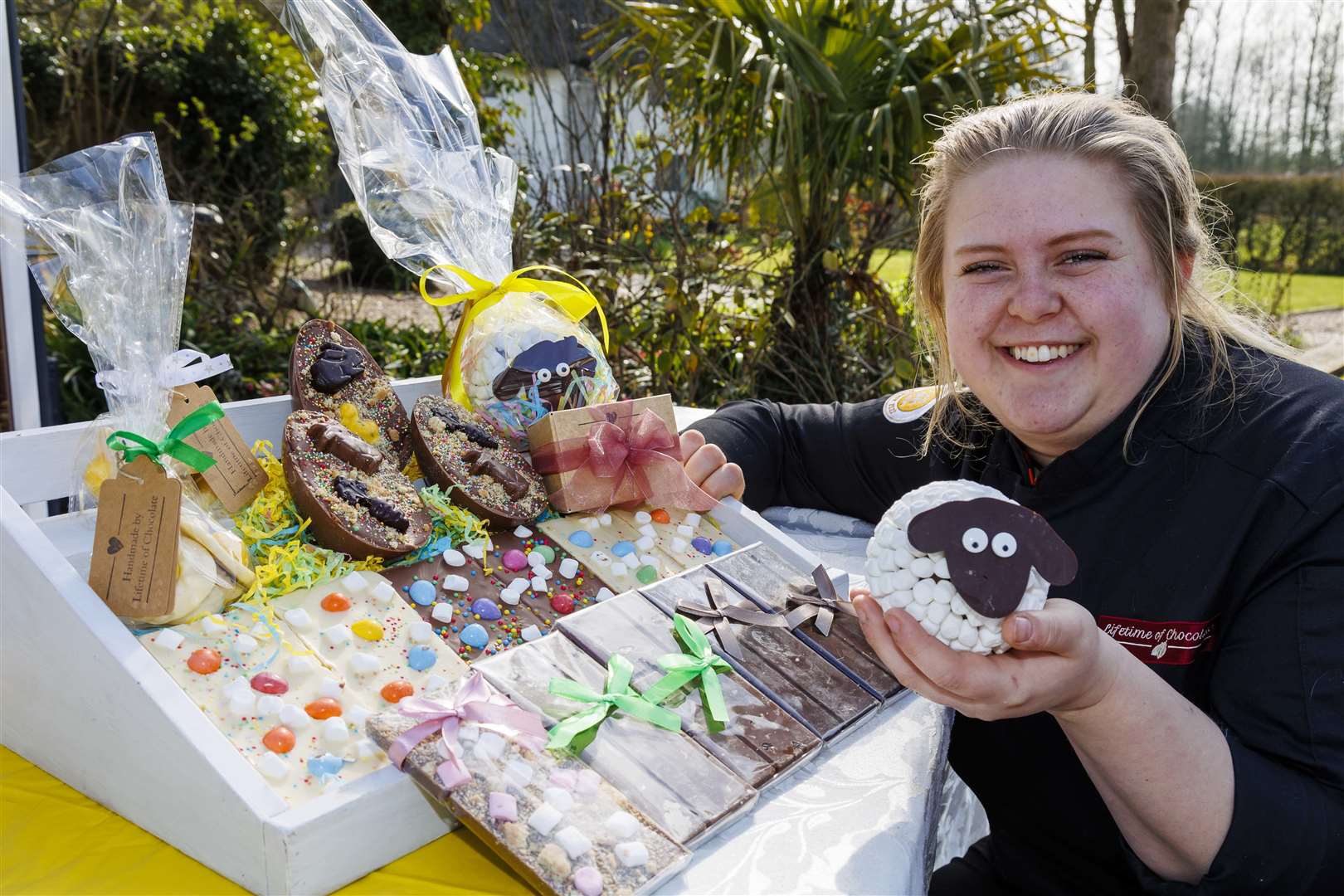 Chloe Saterlay of Lifetime of Chocolate has struck a deal to supply Jarrold department store. Picture: Mark Bullimore