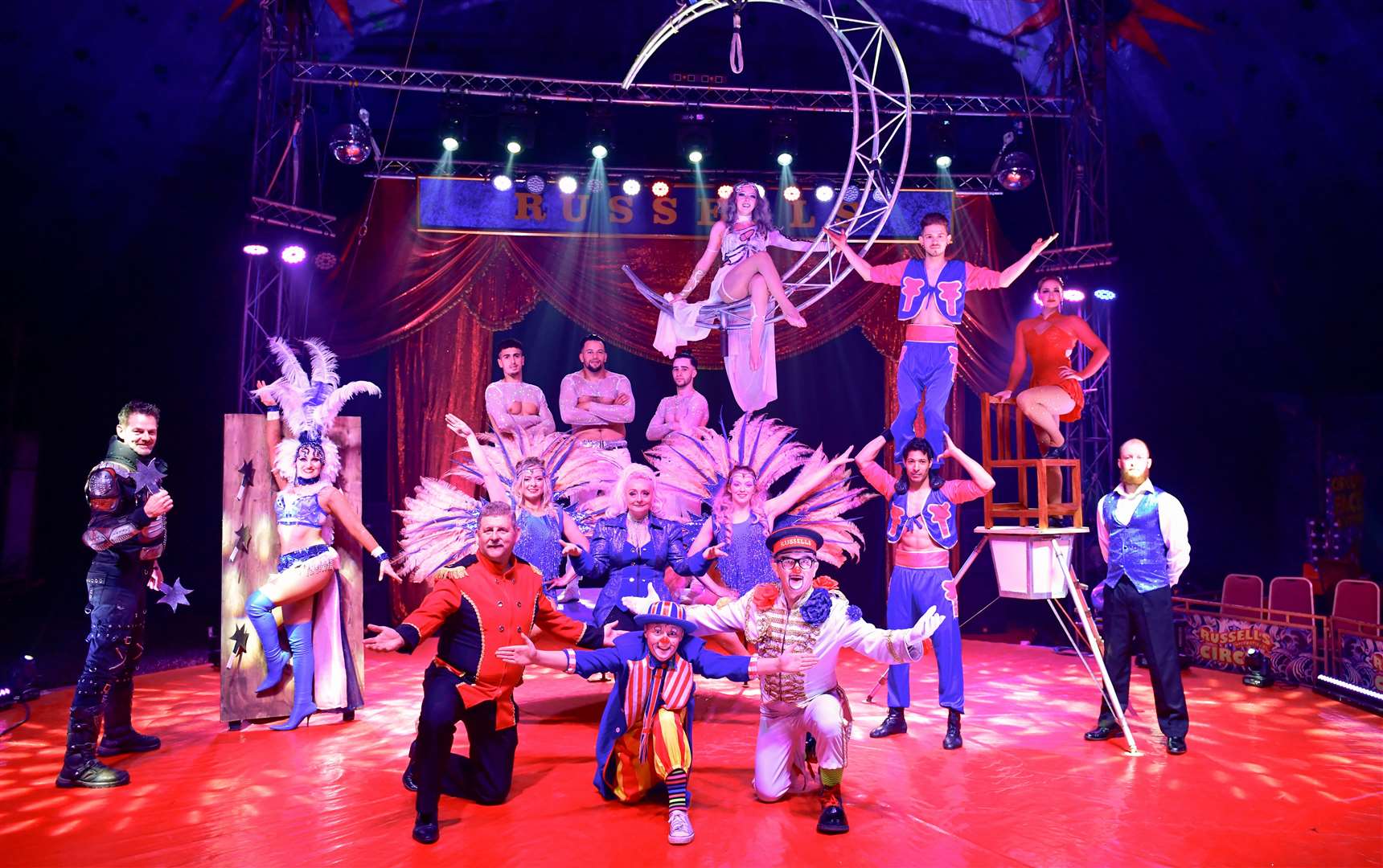 The troupe of Russells International Circus. Picture submitted