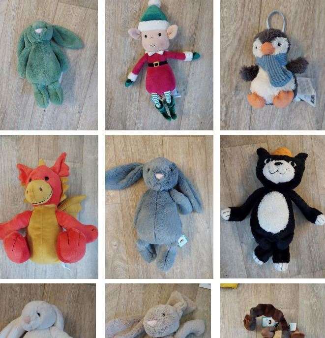 The stolen Jellycats were seized. Picture: Norfolk Police