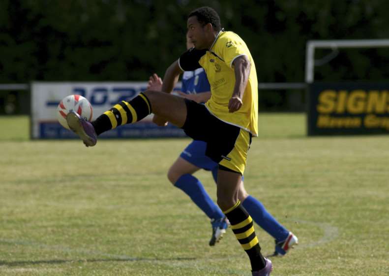 HAT-TRICK HERO: Ben Golding netted three of Debenham's six goals at Leiston Reserves on Saturday
