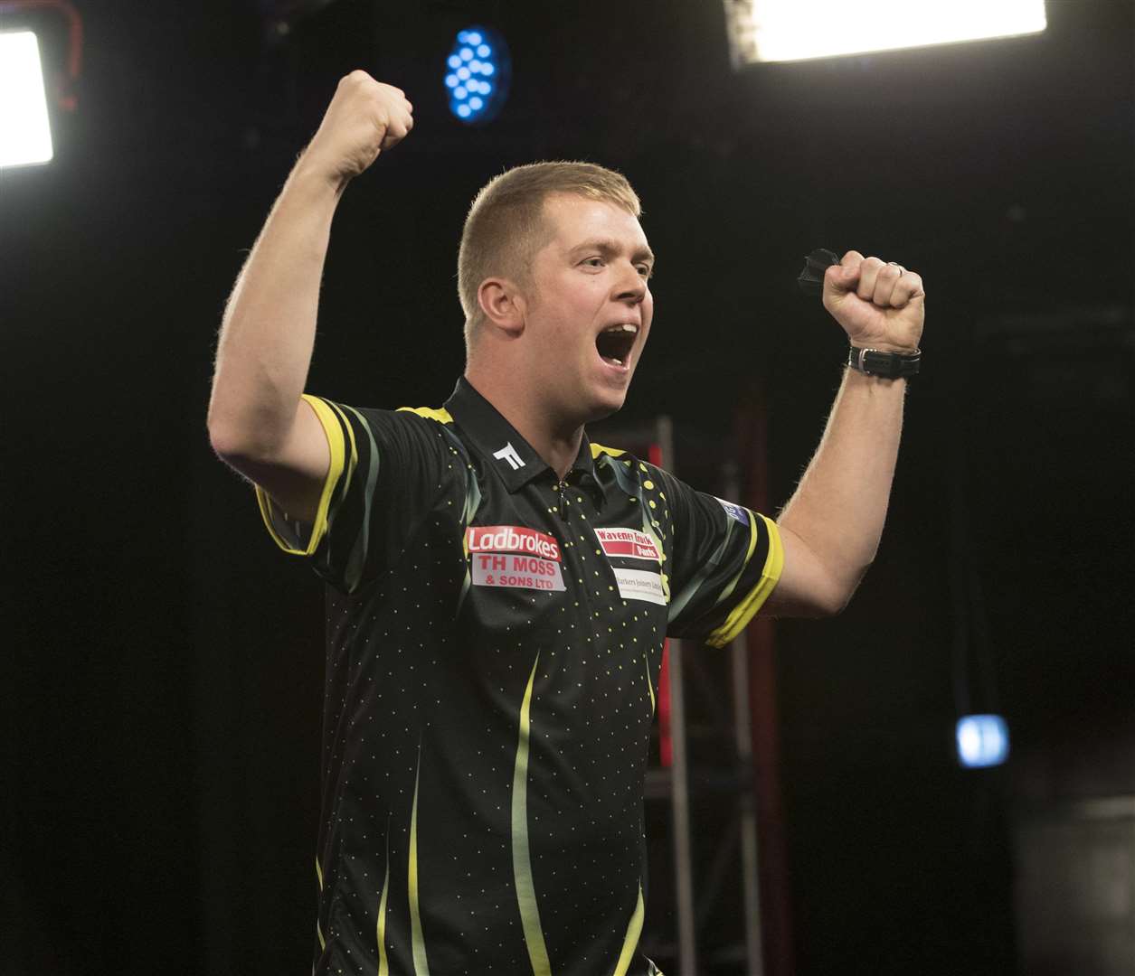 WORLD DEBUT: Former Debenham High School pupil Stephen Burton will make his World Championship debut next month Picture: Lawrence Lustig/PDC