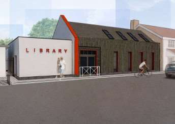 An early artist's impression of what Eye's new library could look like. CREDIT: Concertus.