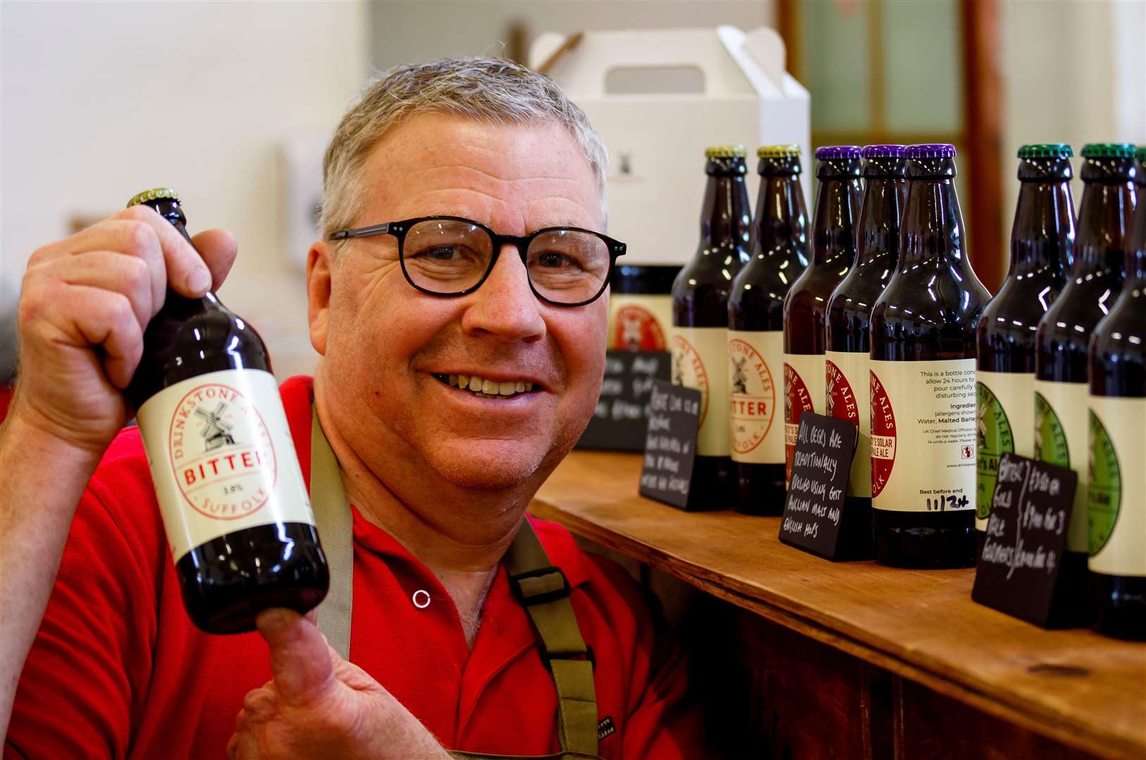Colin Field of Drinkstone Ales. Picture: Mark Bullimore