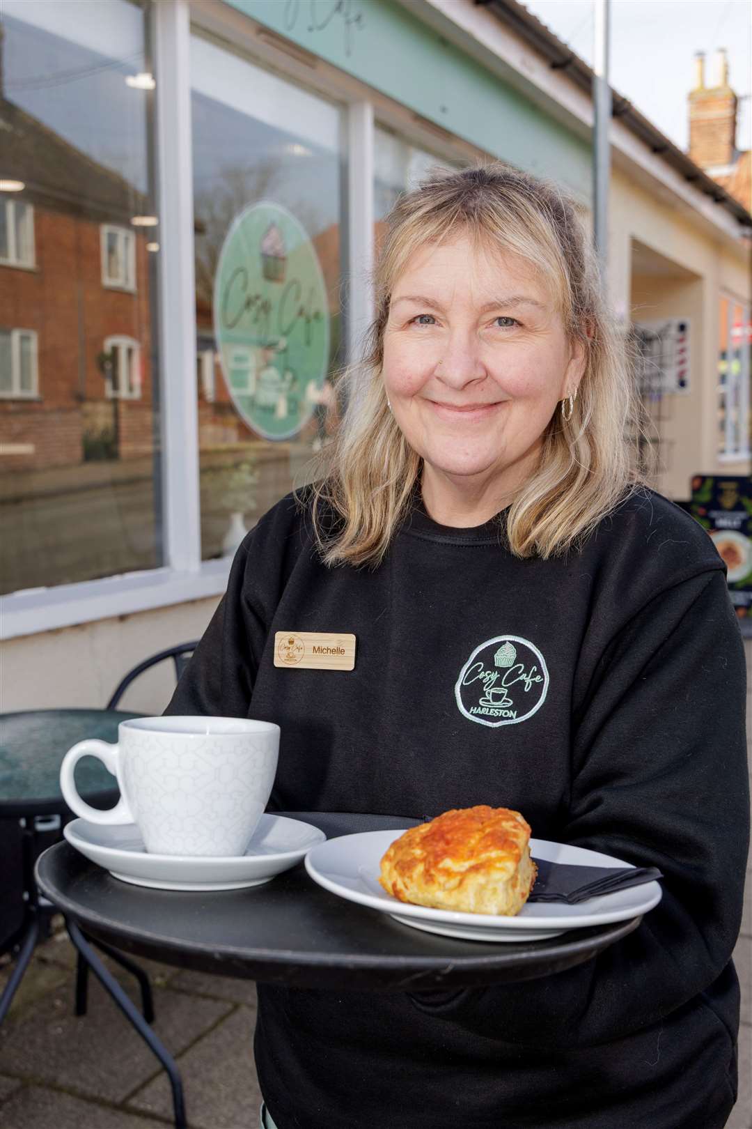The cafe, in Bullock Fair Close, is open six days a week.