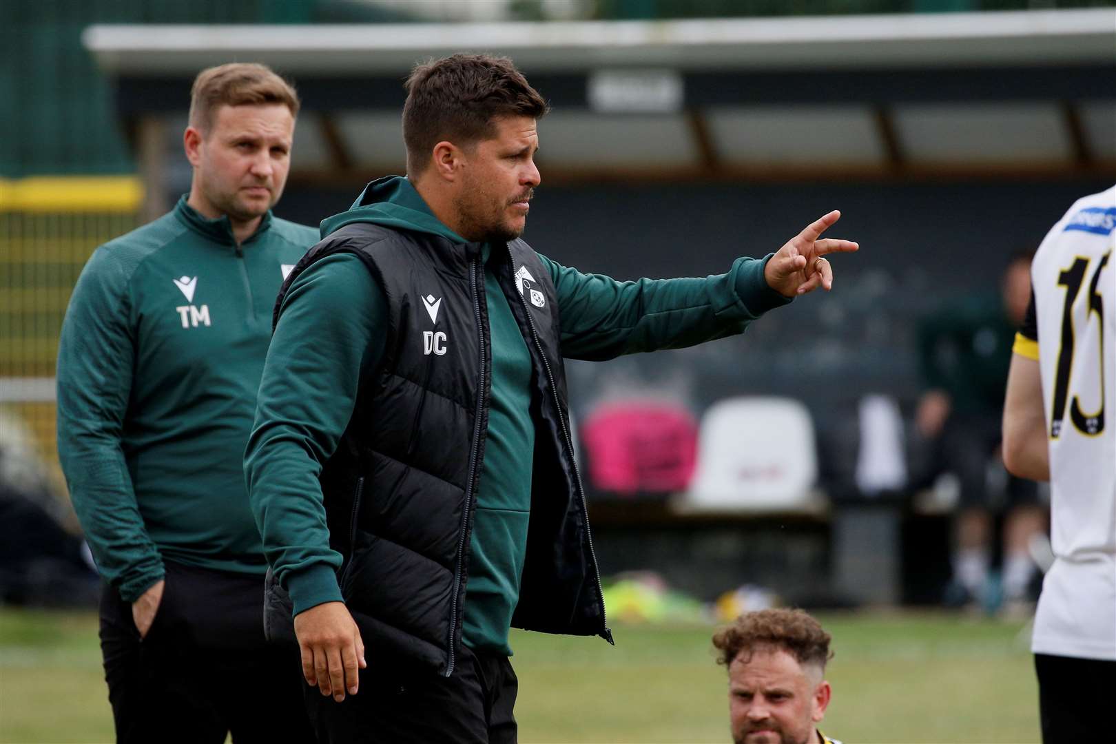 Manager Danny Crow and his assistant Tom Marsden have departed Harleston Town. Picture: Mark Bullimore