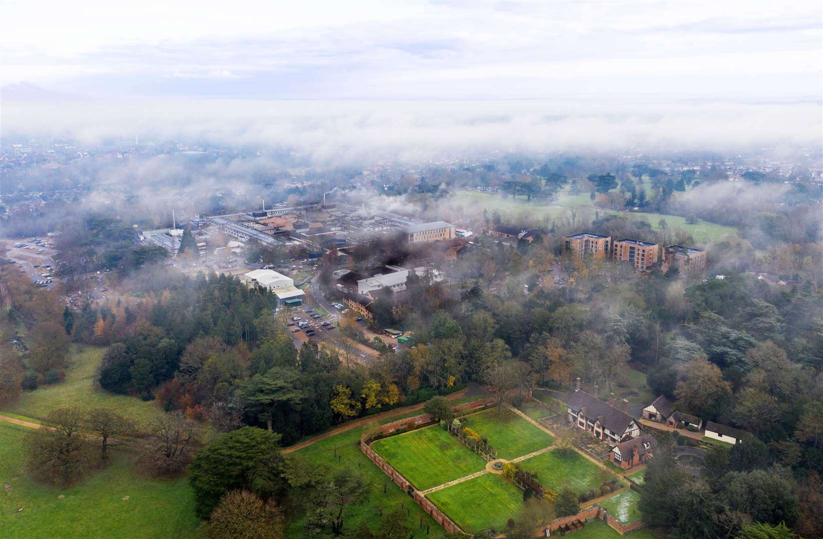 West Suffolk Hospital and Hardwick Manor in Bury St Edmunds. Picture: Will Finch/West Suffolk NHS Foundation Trust