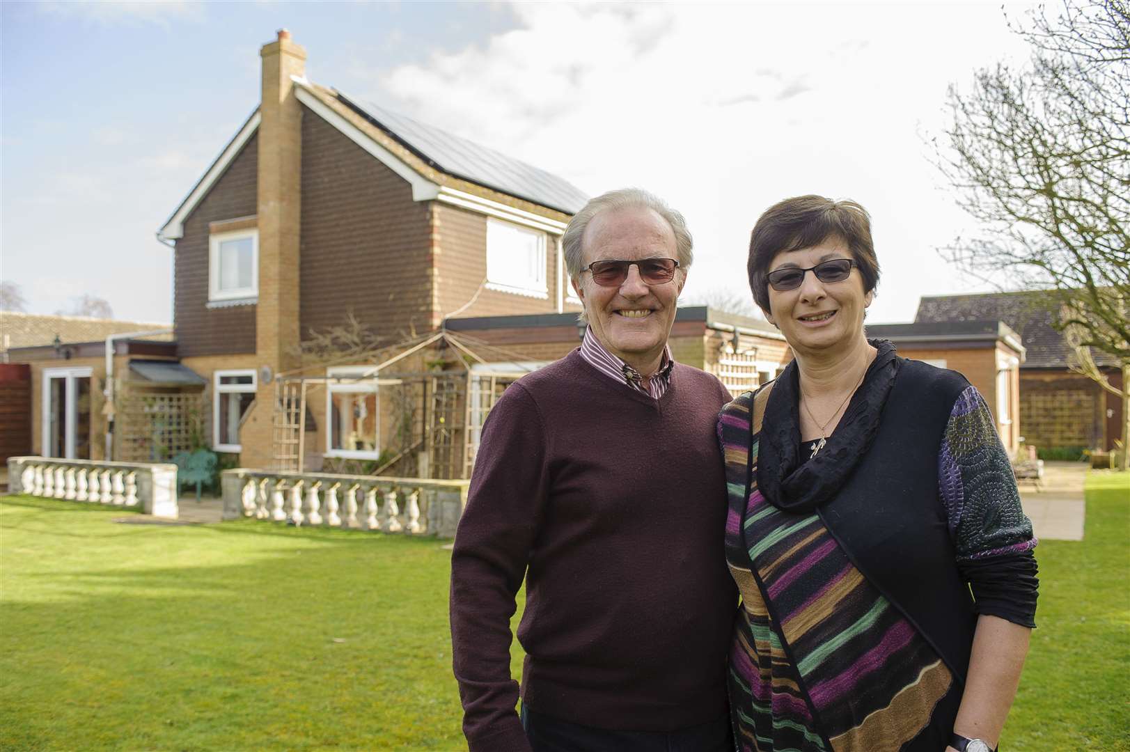 Tabi and David Paternoster have completed more than 90 house swaps. Picture by Mark Bullimore.