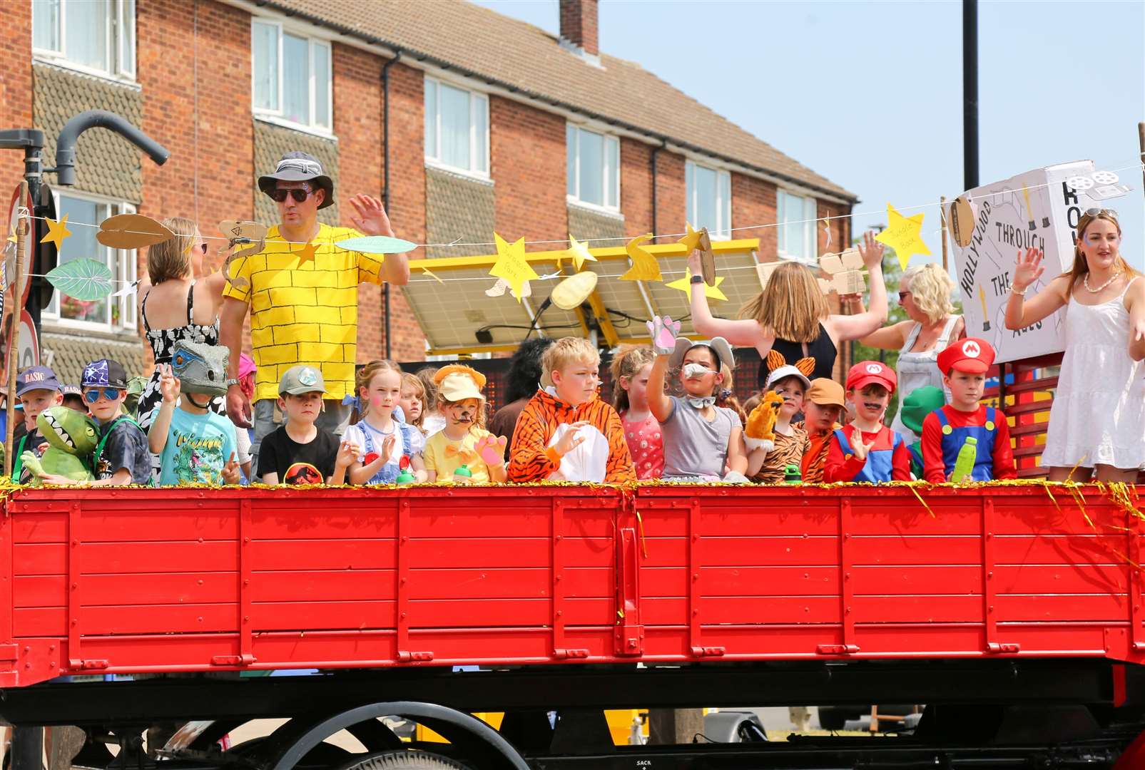 Hollywood Through The Ages float. Pictures: Gary Donnison