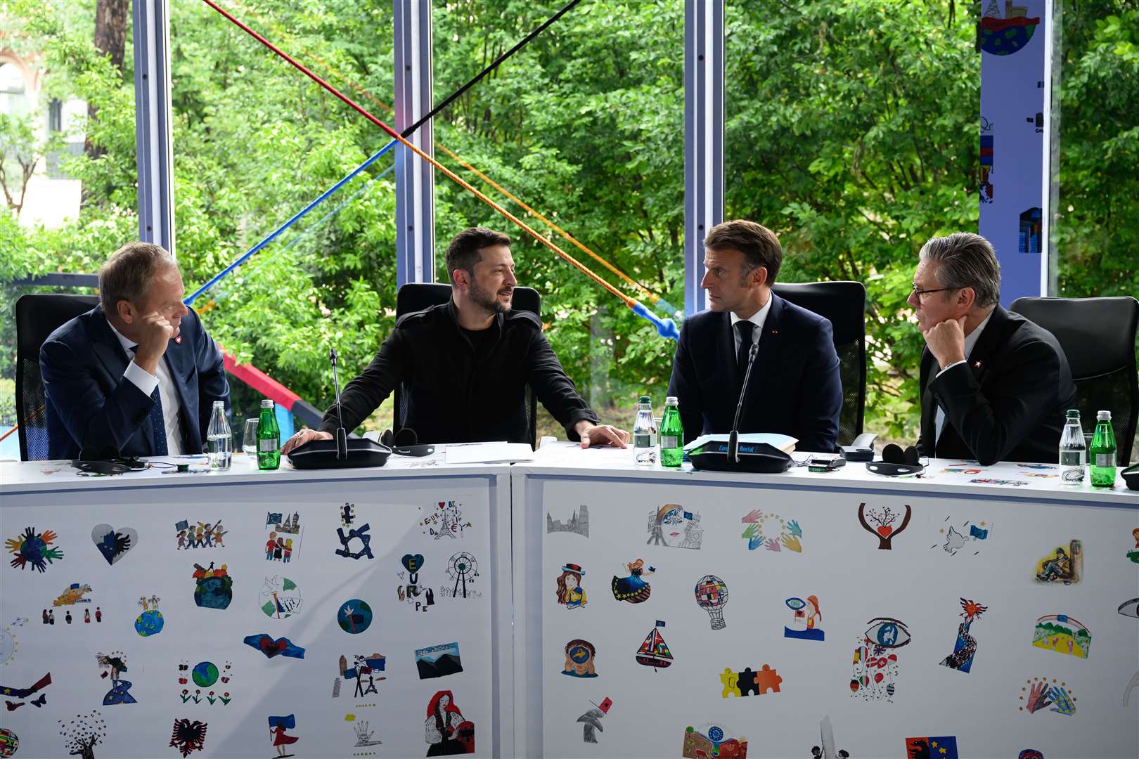Sir Keir Starmer met Volodymyr Zelensky alongside French President Emmanuel Macron and Polish Prime Minister Donald Tusk last week to discuss placing more pressure on Moscow to come to the negotiating table (Leon Neal/PA)