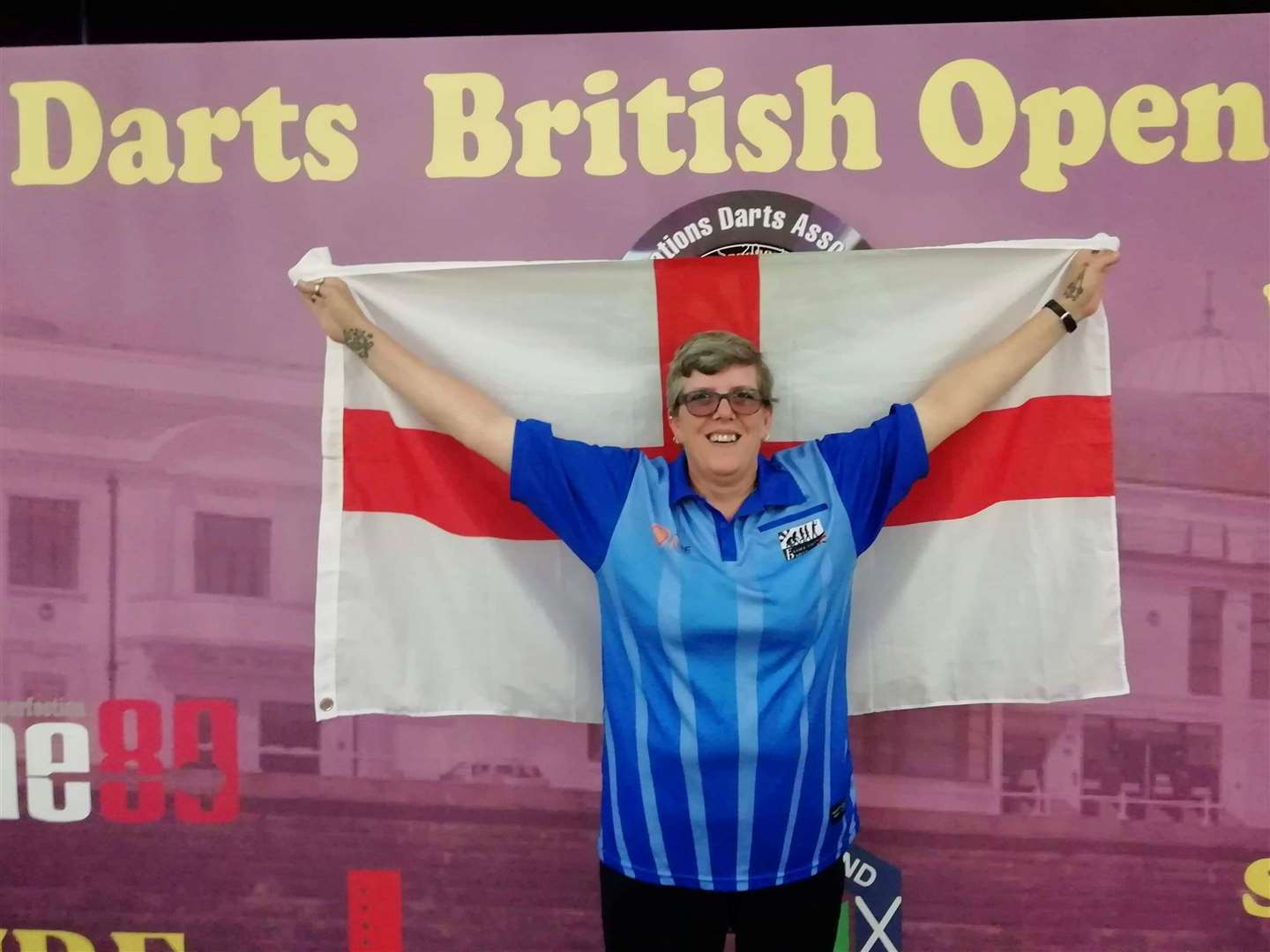 Jo Locke, from Debenham, will represent England for the first time at the British Internationals this weekend Picture: England Darts