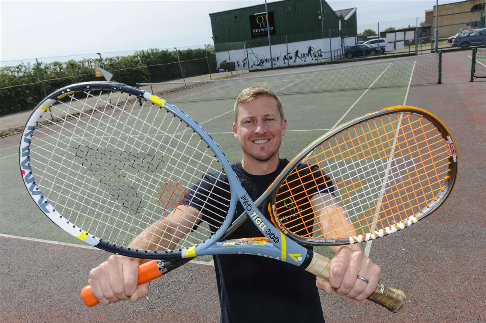 Tom Bobbins, of the Heywood Health and Fitness who's hoping to bring padel tennis to the region. Picture by Mark Bullimore.