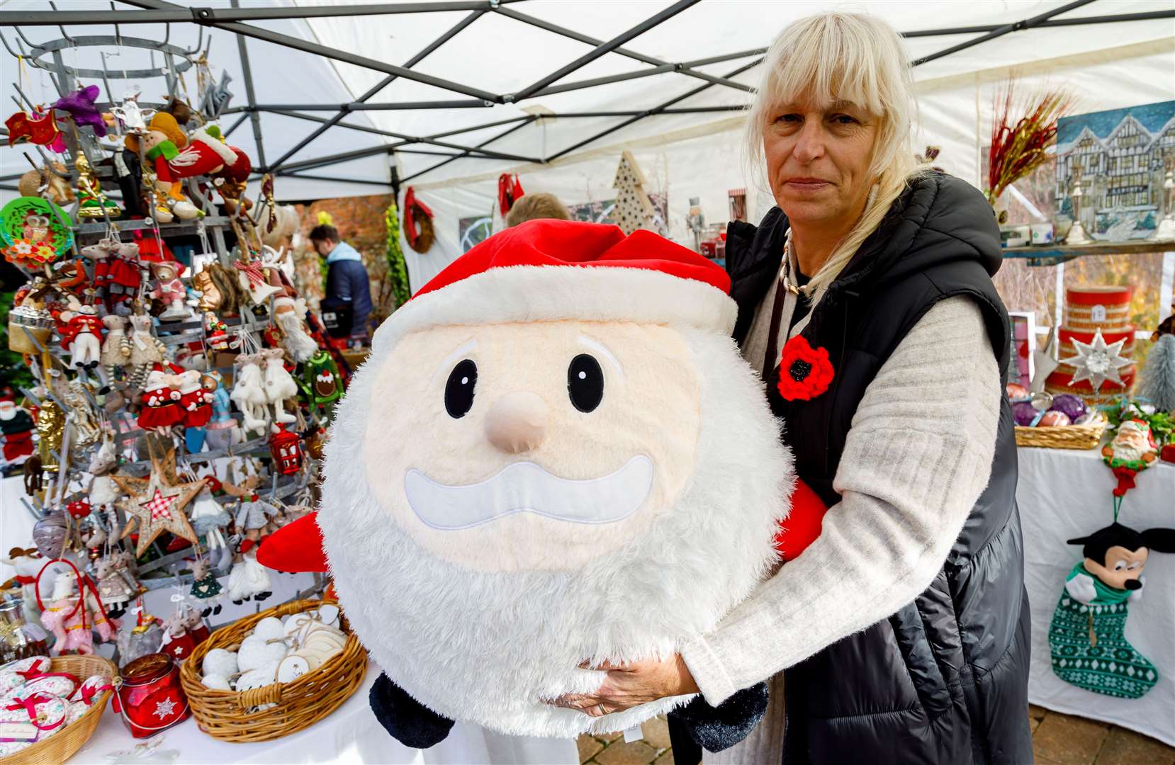 Bressingham, Norfolk, 11/11/2023Bressingham Hall and High Barn - Christmas craft fair, pictured is Claire Bond of Norfolk Pickers Antiques. Picture: Mark Bullimore Photography 2023