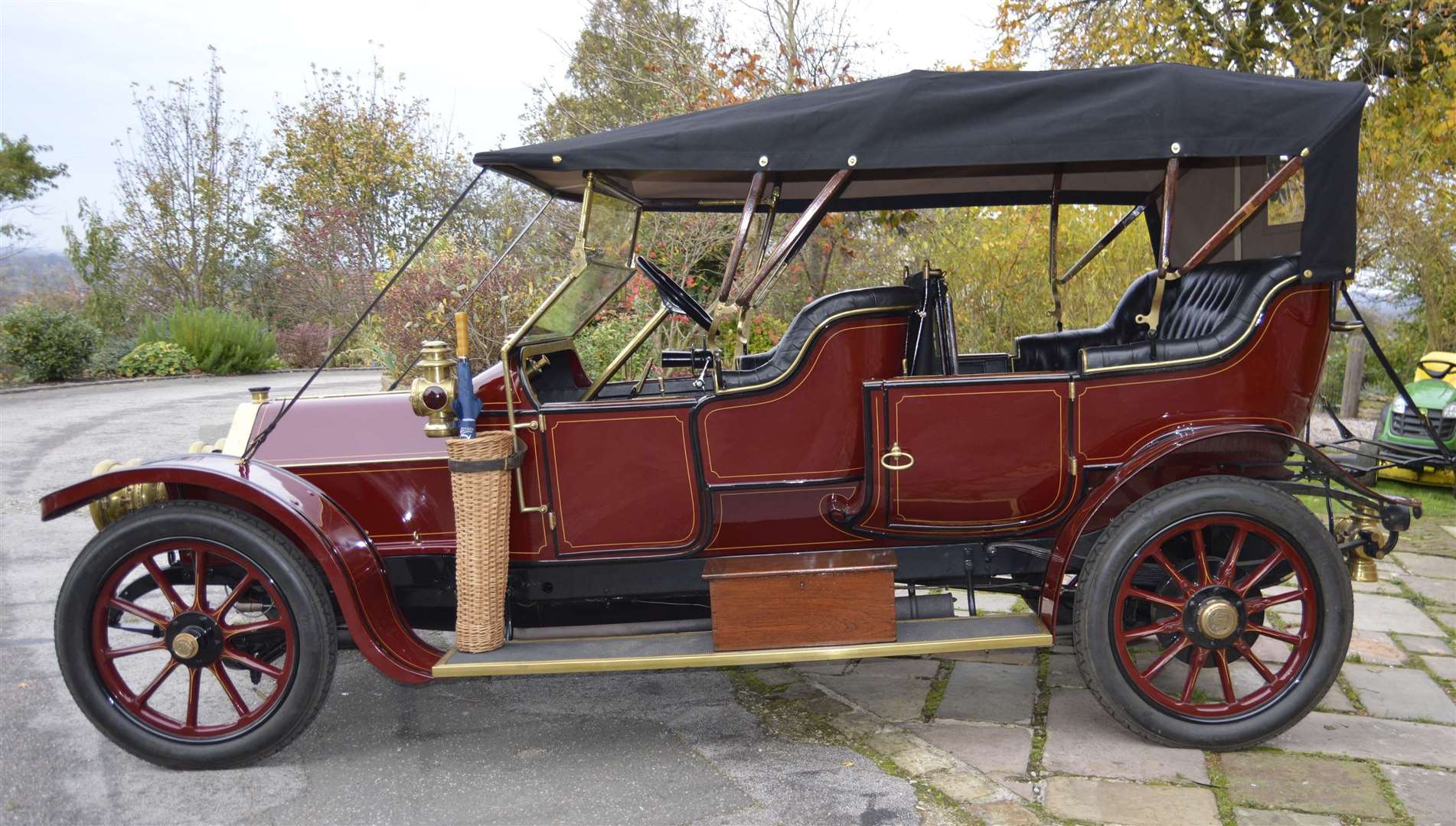 The Tacon family's 1910 Bianchi Tourer. Picture submitted