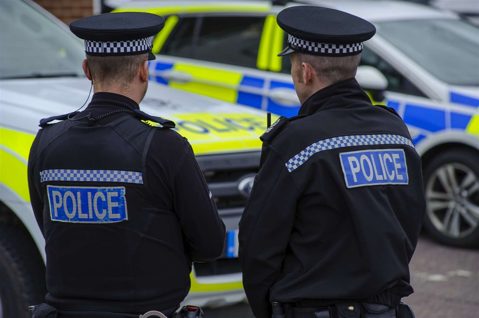 Norfolk Constabulary officers stopped more than 50 motorists in Diss on Friday. Picture: Mark Bullimore.