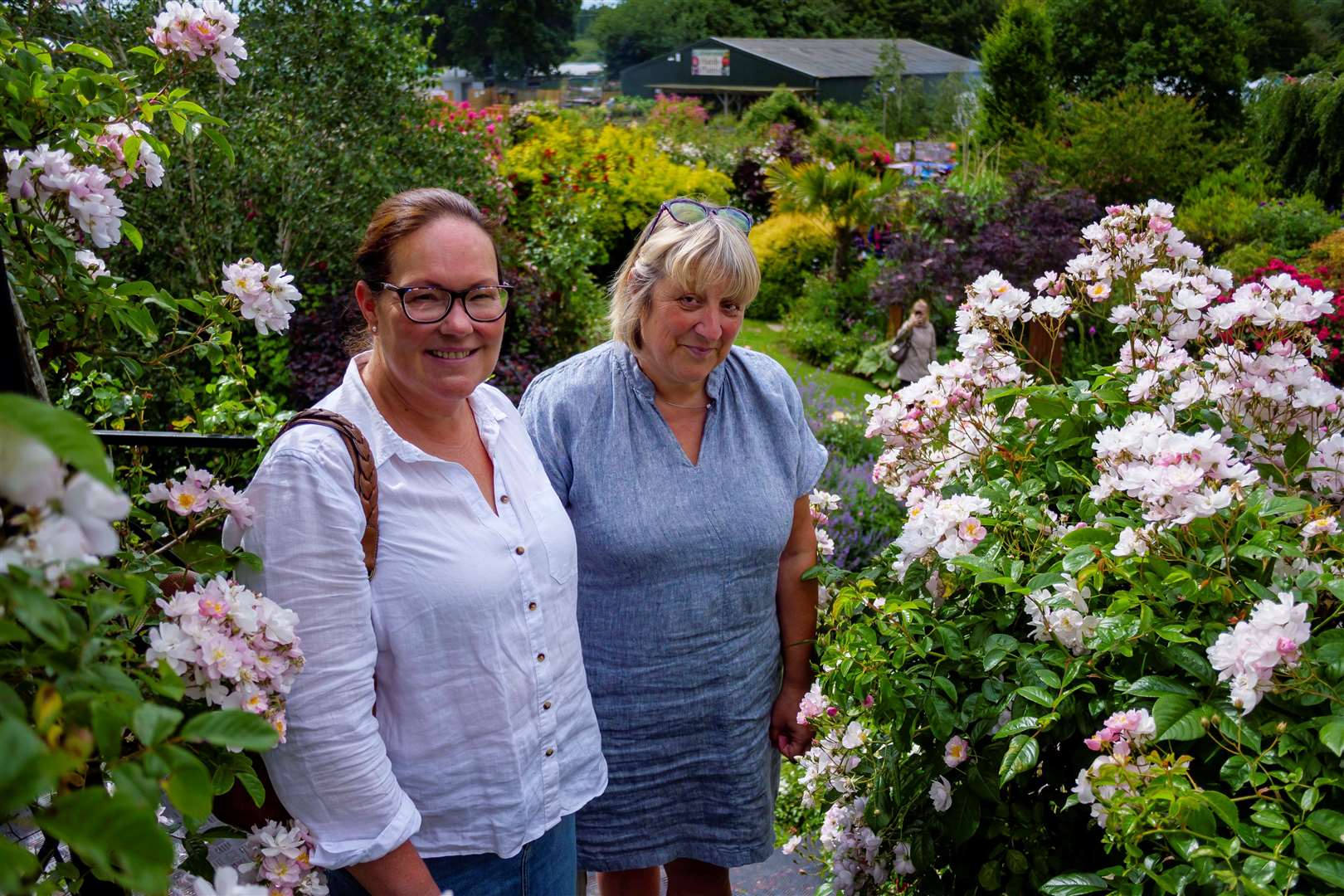 Michaela Sellors and Vikki Briggs. Picture: Mark Bullimore