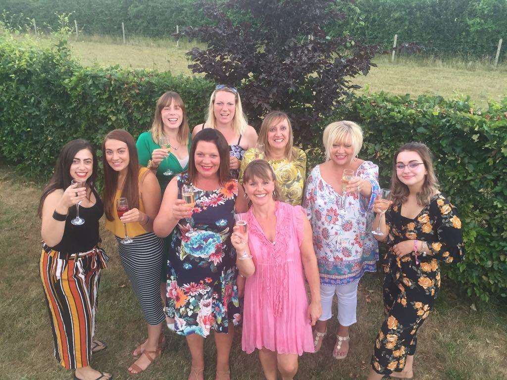 Back row; Kerri Hood, Hannah Leftley, Christel Green, Tara Page, Karen Hayes, Sue Bristow, Daisy Doel. Front row; Anna Harvey and Sarah Waddell. (3224535)