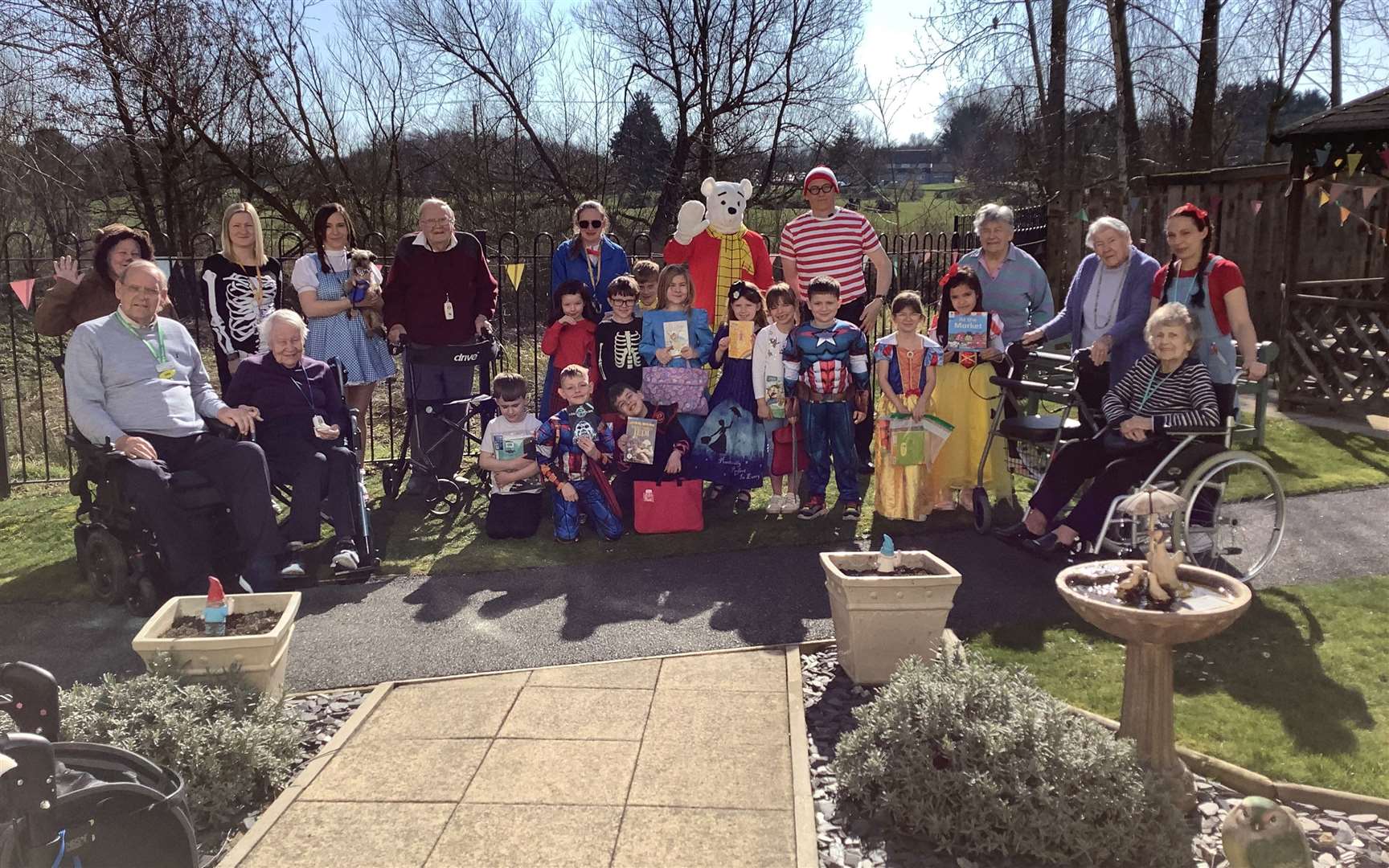 The residents of De Lucy House Care Home in Diss welcomed Roydon Primary Academy pupils, known as the Roydon Readers on Tuesday.Picture submitted