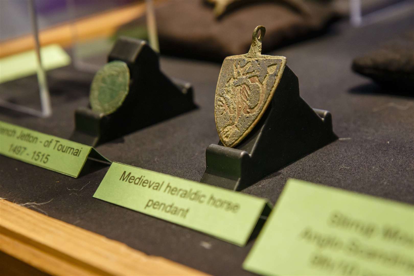 A heraldic pendant