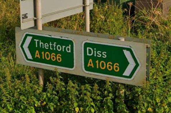 People living on the A1066 say that some drivers do not adhere to the speed limit. Picture: Google Maps