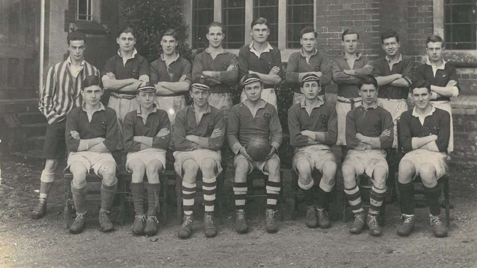 Framlingham College rugby team from 1924. Picture submitted