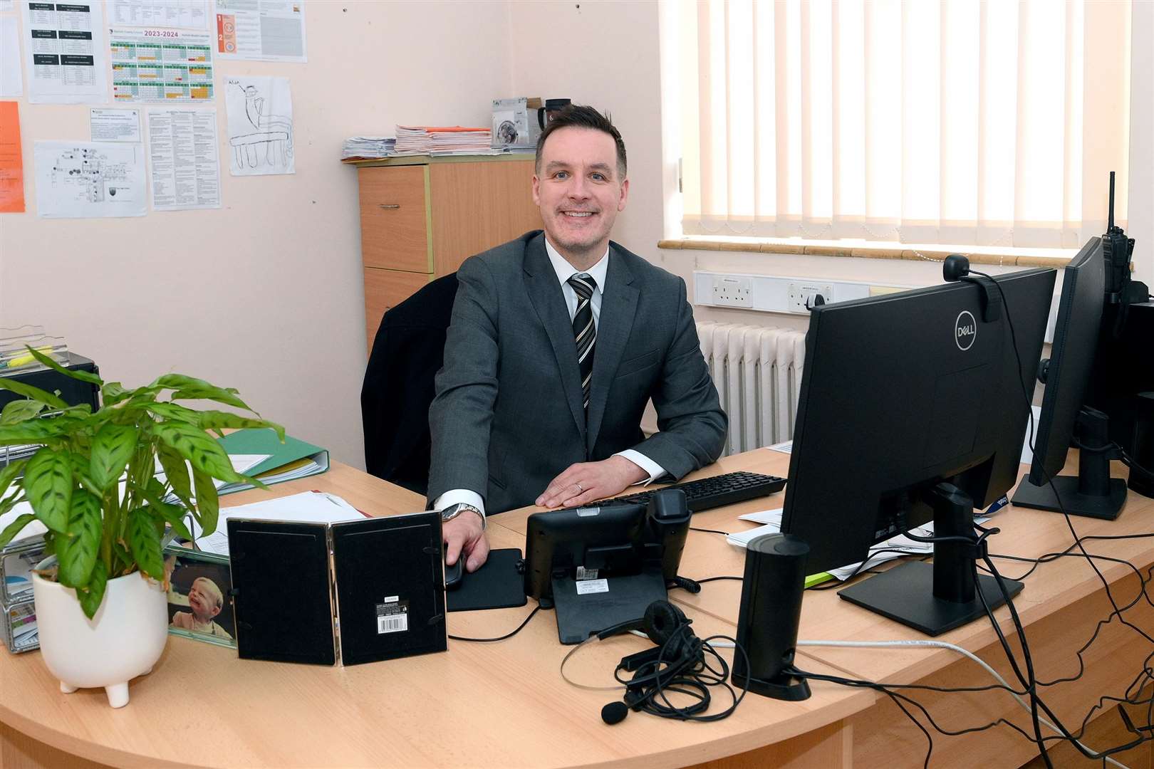 Sam Stopps is the new headteacher at Diss High School. Picture: Mecha Morton