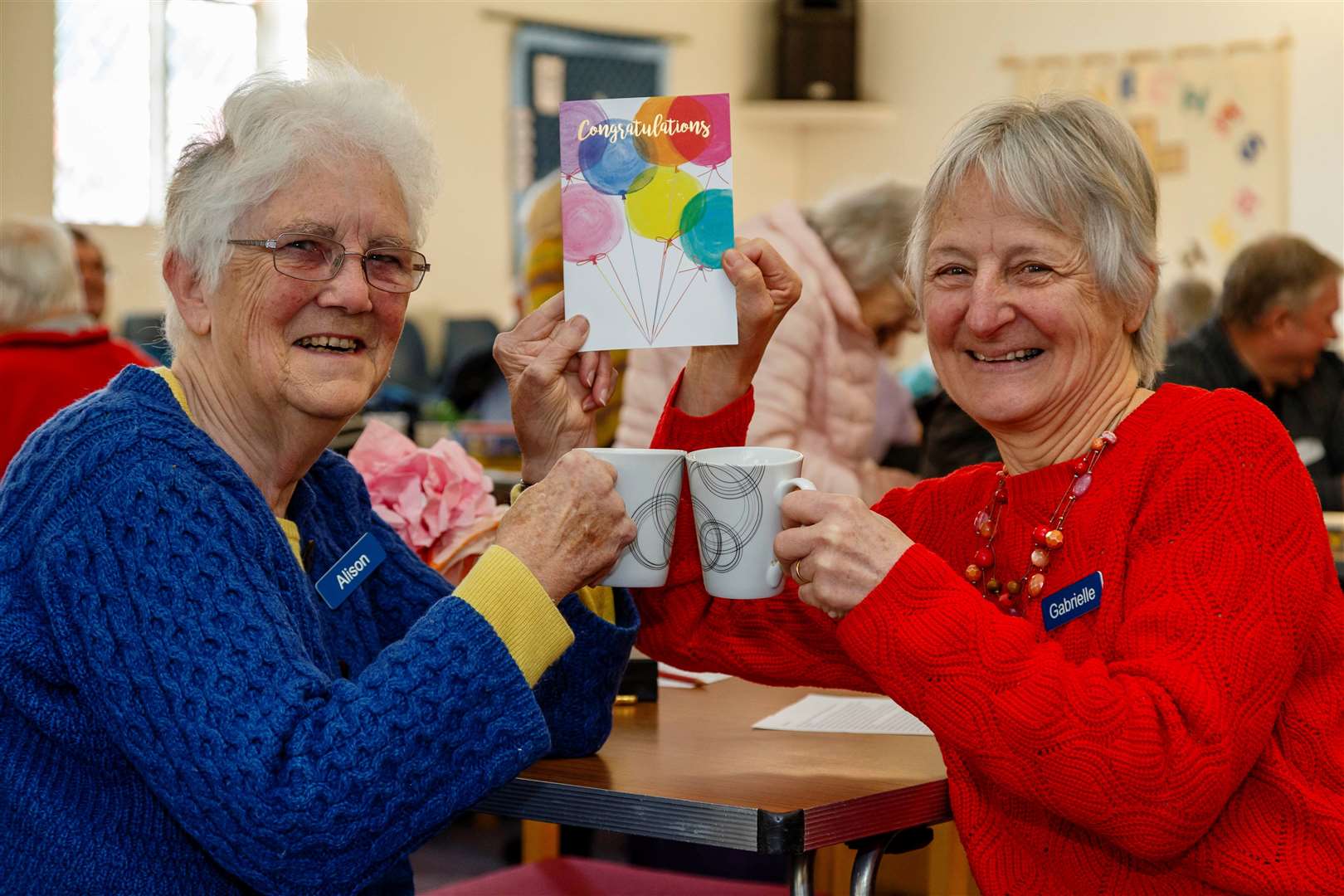 The Dove Dementia Cafe founders Alison Bannister and Gabrielle Pagan. Picture: Mark Bullimore