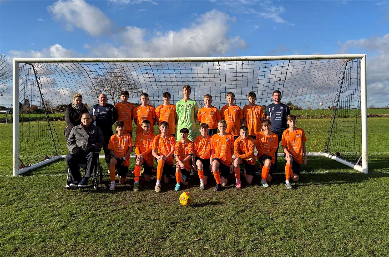 Diss Town Youth FC' Under 15s team. Picture submitted