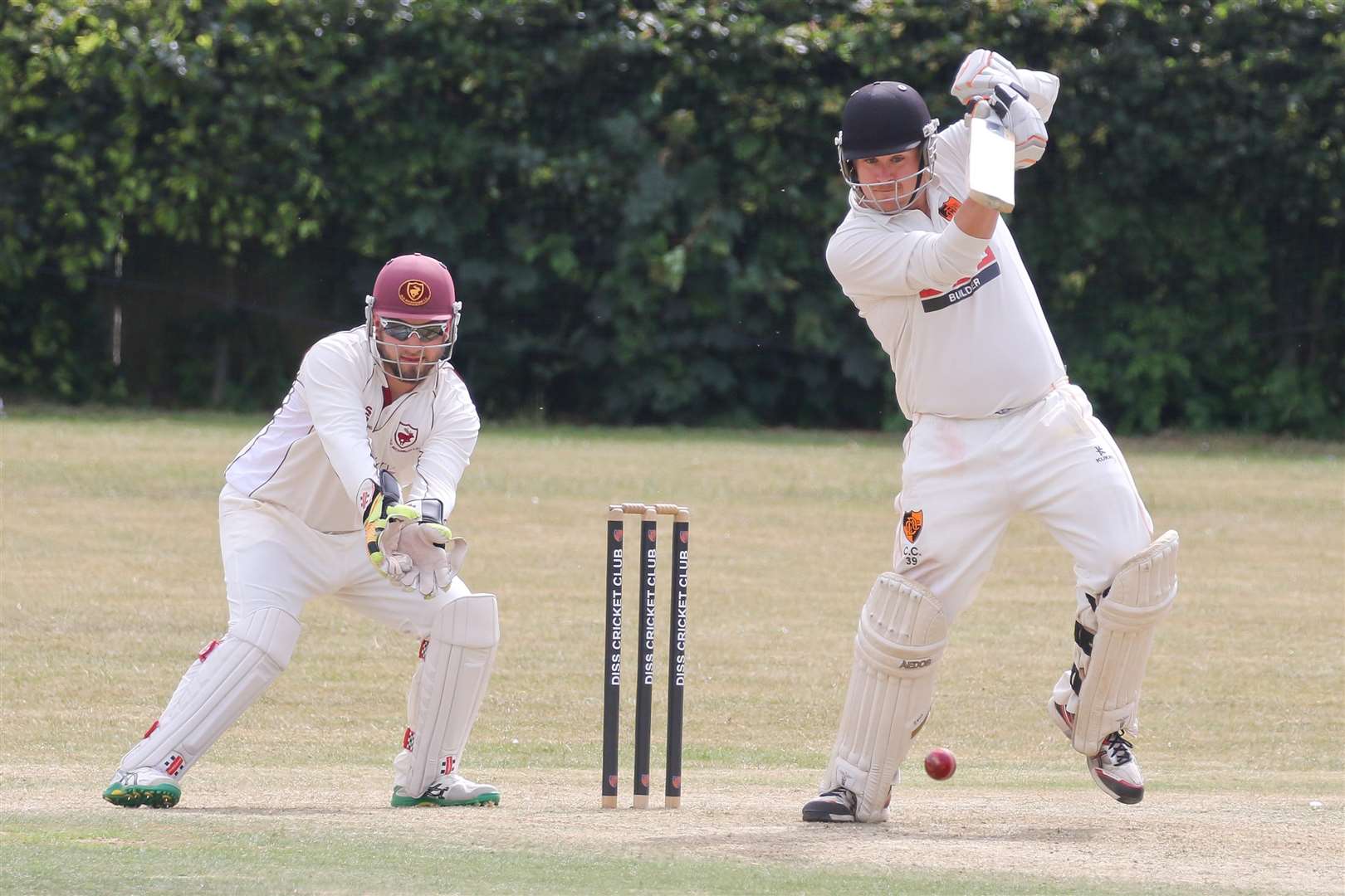 DERBY DEFEAT: Diss' Chris Cooper