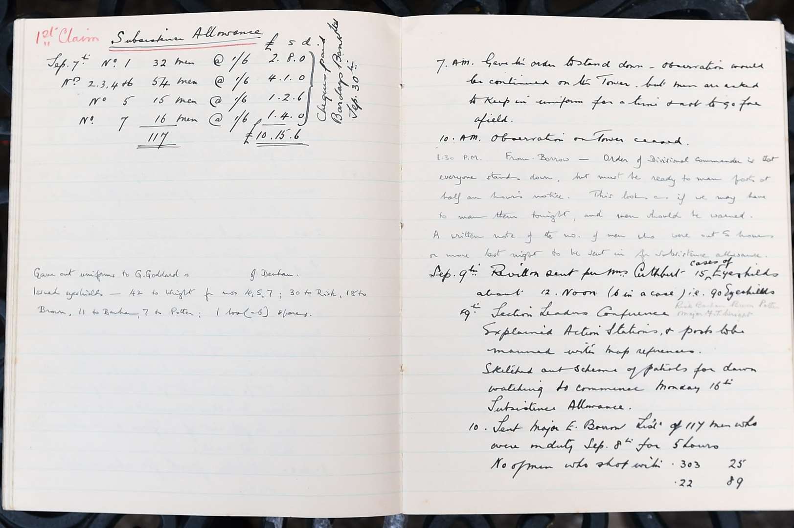 The secret WWII diary.