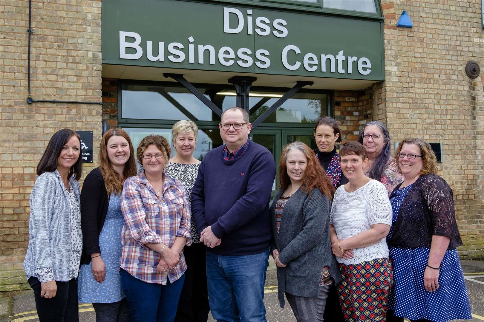 Staff of PSS, who match experienced carers with adults with learning disabilities. Pictures by Mark Bullimore.