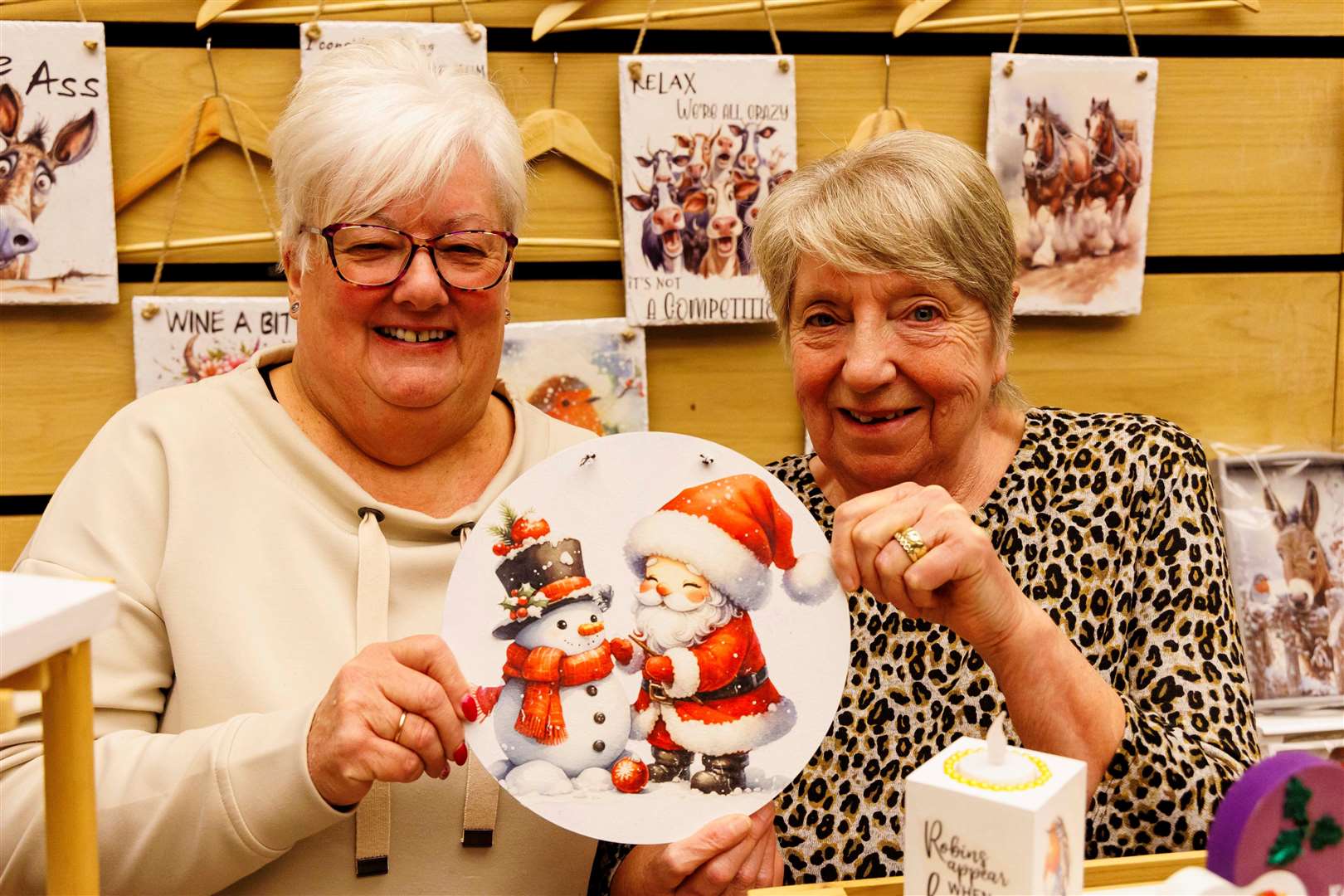 Marilyn Whittick and June Scammell. Picture: Mark Bullimore
