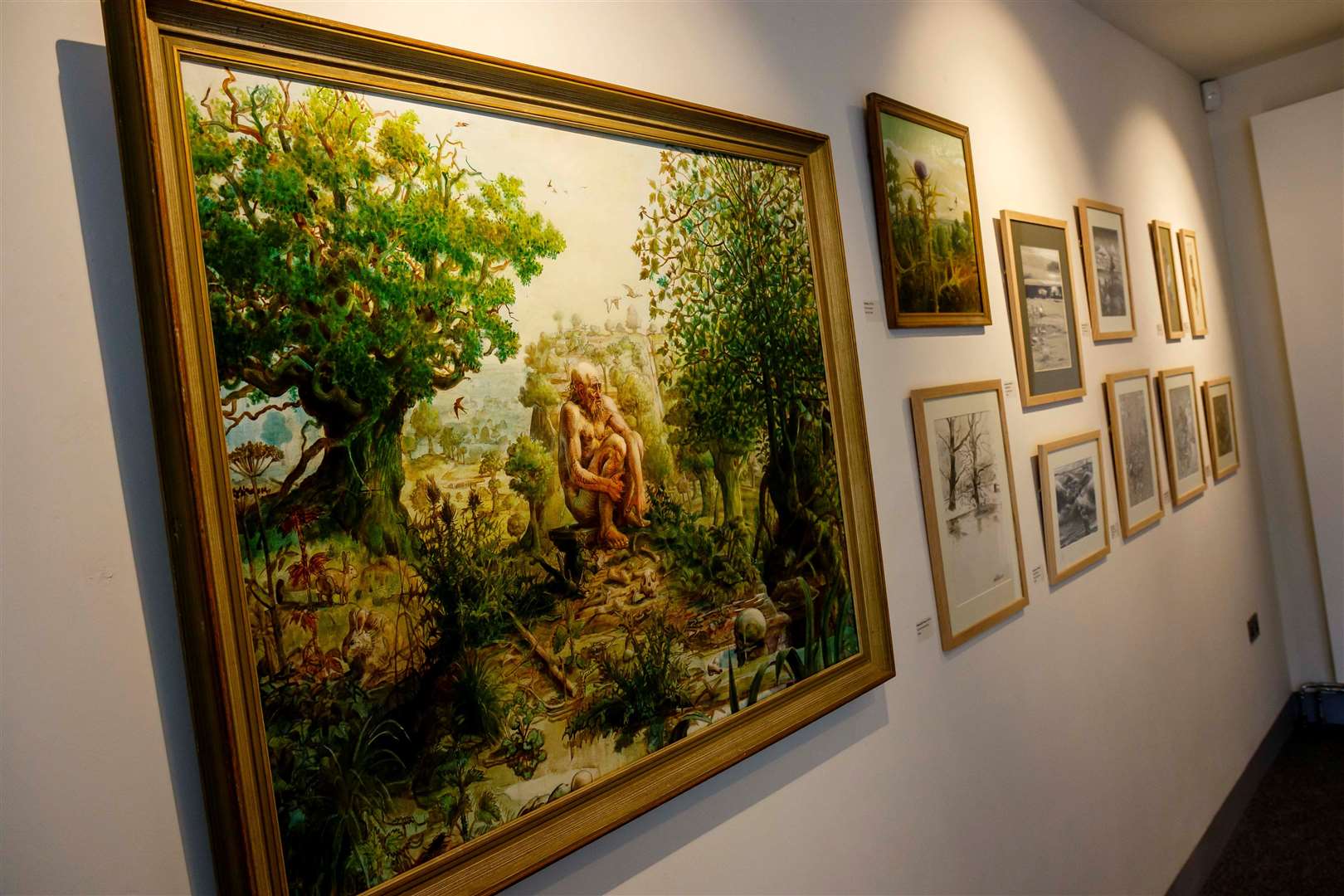 The art exhibition was held in the Upper Gallery of Diss Corn Hall. Picture: Mark Bullimore